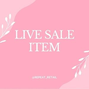 Live Show Unlisted Item!